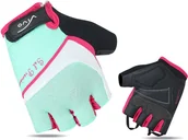 Rękawiczki rowerowe - Vivo Rękawiczki rowerowe damskie SB-01-8501-D turkusowo-białe r. L 4962522 - miniaturka - grafika 1