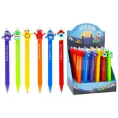 Długopisy - Długopis ścieralny automatyczny 0.5 Cute Eyes p36 STARPAK 484781 mix cena za 1 sztukę - miniaturka - grafika 1