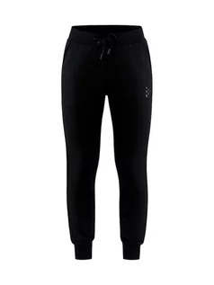 Spodnie sportowe damskie - Craft Spodnie dresowe "Core Craftweatpants" w kolorze czarnym - grafika 1