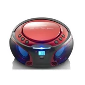 Radioodtwarzacze - LENCO SCD550RD czerwony - miniaturka - grafika 1