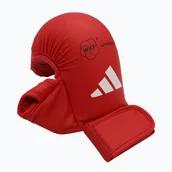 Kimona, stroje i obuwie - Ochraniacze na dłonie adidas WKF red WYSYŁKA W 24H 30 DNI NA ZWROT - miniaturka - grafika 1