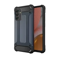 Etui i futerały do telefonów - Samsung Hurtel Hybrid Armor pancerne hybrydowe etui pokrowiec Galaxy A72 4G niebieski - miniaturka - grafika 1