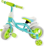 Rowerki biegowe - Rowerek biegowy BLUBELL pedały koła pomocnicze 2 w 1 Blubell niebieski - miniaturka - grafika 1