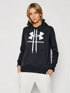 Under Armour Bluza Ua Rival Fleece Logo 1356318 Czarny Loose Fit - Bluzy damskie - miniaturka - grafika 1