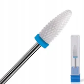 Frezarki do paznokci - Frez Ceramiczny Do Hybrydy Żelu Stożek Średni - miniaturka - grafika 1