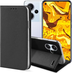 Hello Case ETUI Z KLAPKĄ DO XIAOMI REDMI NOTE 13 PRO PLUS 5G CZARNE ZAMYKANE KABURA - Etui i futerały do telefonów - miniaturka - grafika 1