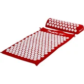 Akcesoria medycyny naturalnej - Movit Mata do akupresury z poduszką 75 x 44 cm, czerwona - miniaturka - grafika 1
