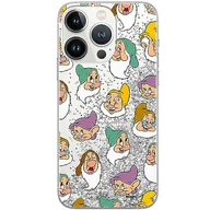 Etui i futerały do telefonów - ERT GROUP etui na telefon Apple Iphone 13 PRO, case oryginalny i oficjalnie licencjonowany przez Disney, wzór Snow White & 7 dwarfs 015, optymalnie dopasowane, z efektem płynnego brokatu - miniaturka - grafika 1