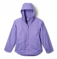 Odzież trekkingowa damska - Kurtka przeciwdeszczowa dziecięca Columbia Rainy Trails II Fleece - miniaturka - grafika 1