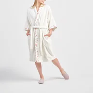 Szlafroki damskie - Szlafrok Z Bawełny Meritto - miniaturka - grafika 1