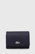 Portfele - Lacoste portfel damski kolor granatowy - miniaturka - grafika 1