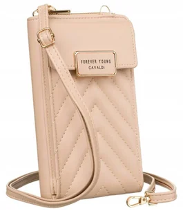 Damski portfel z paskiem etui na telefon Cavaldi - Torebki damskie - miniaturka - grafika 1