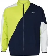 Bluzy męskie - REEBOK - BLUZA MĘSKA RUNNING WOVEN WND JKT HT3709 bluza rozpinana - miniaturka - grafika 1