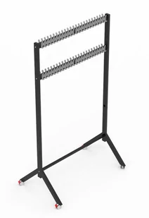 Wieszak szatniowy mobilny W120 -długość 200 cm - Wieszaki i stojaki - miniaturka - grafika 1