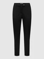 Spodnie damskie - Spodnie materiałowe z efektowną przędzą model ‘Kate’ - miniaturka - grafika 1