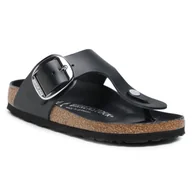 Klapki i japonki damskie - Japonki Birkenstock Gizeh Big Buckle 1018776 Czarny - miniaturka - grafika 1