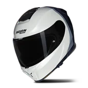 Kaski motocyklowe - Kask Integralny Nolan N80-8 Perłowy/CzarnyM - miniaturka - grafika 1