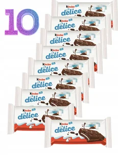Ferrero Kinder DELICE 10 SZTUK ciastka czekoladowe 10x39g - Ciastka - miniaturka - grafika 1