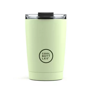 Cool Bottles Kubek termiczny 330 ml Triple cool Pastel Green - Zestawy naczyń dla dzieci - miniaturka - grafika 1