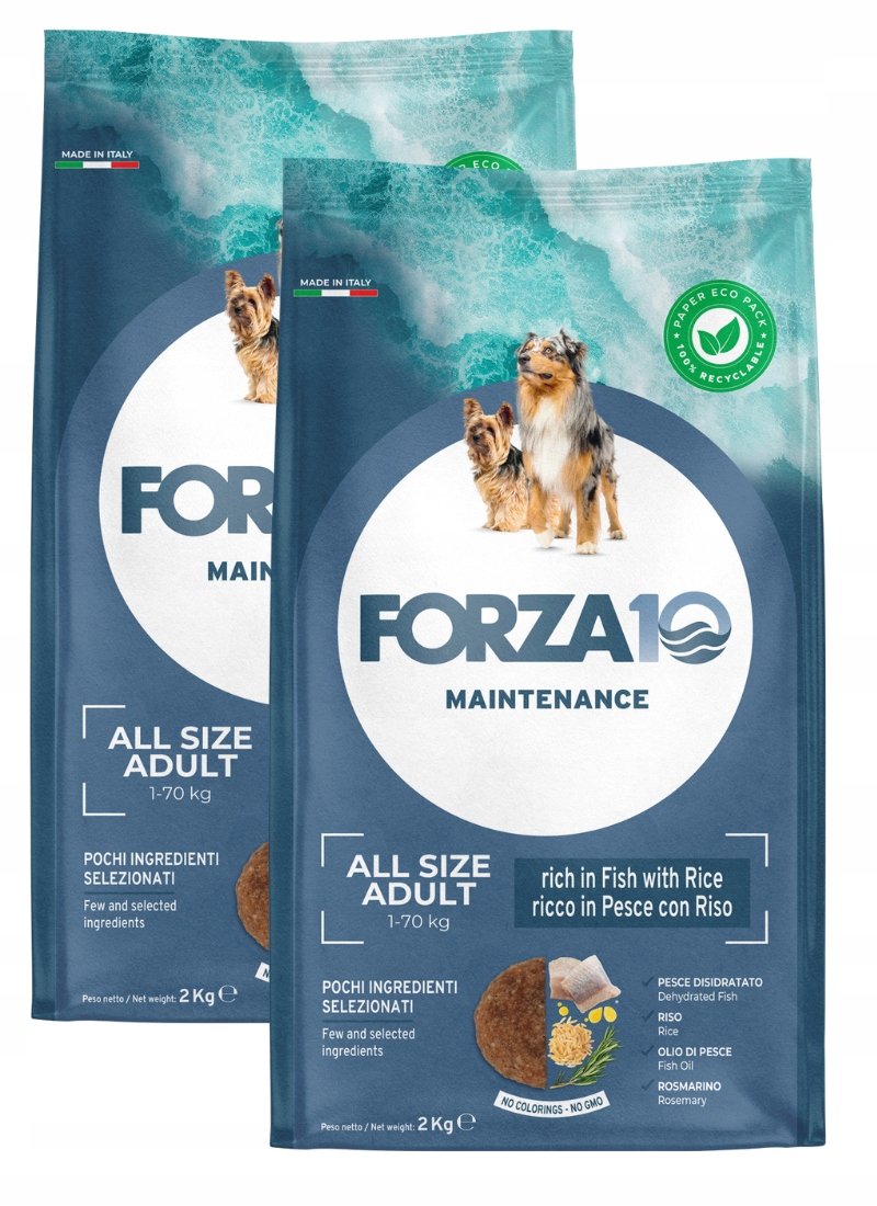 Forza10 All Breeds Maintenance Fish&Rice 2 kg