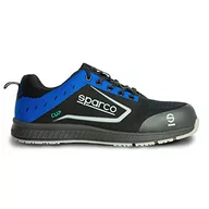 Biuro i firma OUTLET - SPARCO Lekkie buty ochronne Cup S1P Ricard czarny/niebieski, rozmiar EU 38 - miniaturka - grafika 1