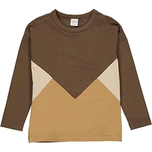 Fred's World by Green Cotton Dziewczęce Alfa Point L/S T T-shirty i topy, Brązowy mist, 140 cm - Koszulki i topy damskie - miniaturka - grafika 1