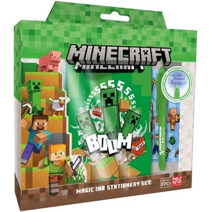 Minecraft Creeper diary with magic pen / Minecraft Creeper pamiętnik z magicznym długopisem - Pamiętniki, dzienniki, listy - miniaturka - grafika 1