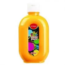 Farba plakatowa fluorescencyjna pomarańczowa 300ml - Farby i media malarskie - miniaturka - grafika 1