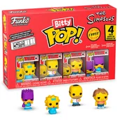 Figurki dla dzieci - funko pop! simpsons bitty pop 4 pack 2.5cm maggie homer barney chase - miniaturka - grafika 1