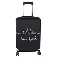 Moda i Uroda OUTLET - Explore Land Pokrowiec na bagaż podróżny pokrowiec na walizkę pasuje do bagażu 45-81 cm, Nowy Jork, M - miniaturka - grafika 1