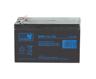 Akumulator Mw Power Mwp 9-12L (9Ah 12V) - Baterie do zasilaczy awaryjnych UPS - miniaturka - grafika 2