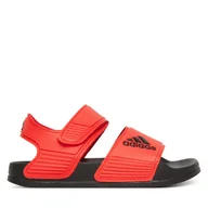 Buty dla chłopców - Sandały adidas adilette IH3633 Czerwony - miniaturka - grafika 1