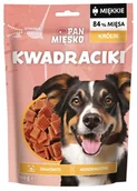 Przysmaki dla psów - PAN MIĘSKO Przysmak dla psa Kwadraciki Królik 100g - miniaturka - grafika 1