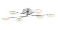 Lampy sufitowe - Auhilon plafon LED Alicante 6L 36W 2880lm 3000K chrom 2521 2521 - miniaturka - grafika 1