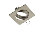 Oprawy, klosze i abażury - GTV SUFITOWA OPRAWA PUNKTOWA PORTO - K Z REGULACJĄ, ODLEW, IP20, INOX, KWADRAT, TYP DT OP-PRAN6-02 - miniaturka - grafika 1