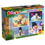 Puzzle - Lisciani Giochi 86085 Masha Maxifloor 24- Fantastico puzzle dla dzieci, wielokolorowe 86085 - miniaturka - grafika 1
