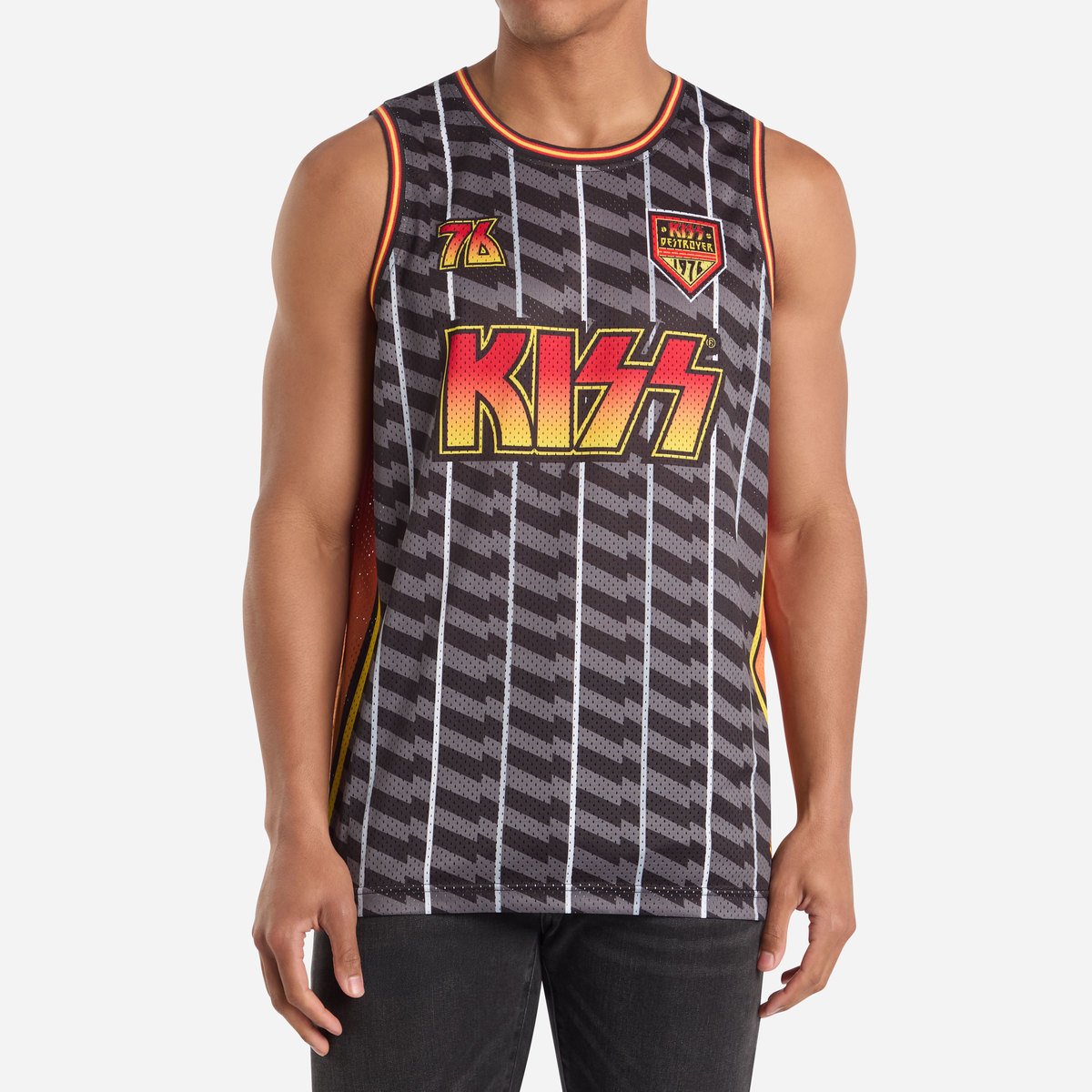 Koszulka Bez Rękawów Amplified Kiss Destroyer Basketball Vest-M