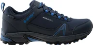 Buty trekkingowe męskie - Buty trekkingowe męskie Hi-Tec Hapiter Low granatowe r. 42 - miniaturka - grafika 1