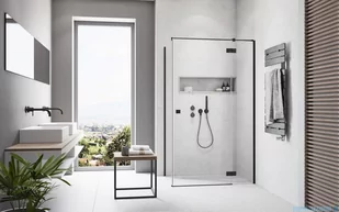 Radaway Essenza Black Kdj kabina 110x80cm prawa szkło przejrzyste 1385041-54-01R/1384051-01-01 - Kabiny prysznicowe Radaway Essenza Black Kdj kabina 110x80cm prawa szkło przejrzyste 1385041-54-01R/1384051-01-01 - Kabiny prysznicowe - miniaturka - grafika 4