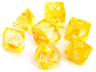 Akcesoria do gier planszowych - Rebel Komplet kości RPG Nebula Żółte - miniaturka - grafika 1