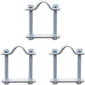 Akcesoria rowerowe - Lynx Lynx Zestaw Montażowy Lynx Skrzynia Na Rower 45 x 30mm Srebrny Uniwersalny 71486-uniw - miniaturka - grafika 1