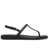 Sandały damskie - Sandały Crocs Miami Thong Flip 209793-001 - czarne - miniaturka - grafika 1