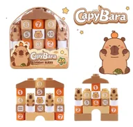 Klocki - KLOCKI EDUKACYJNE CAPYBARA – 26 ELEMENTÓW Z CYFRAMI I ZNAKAMI MATEMATYCZNYMI - miniaturka - grafika 1