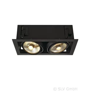 Spotline Reflektor Kadux 2 ES111 - Czarny (115550) - Lampy sufitowe - miniaturka - grafika 1