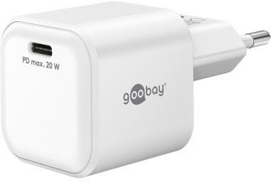 Szybka ładowarka USB-C PD GaN Nano 20 W biały