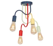 Wyposażenie pokoiku dziecięcego - Dziecięcy żyrandol natynkowy DOW 4xE27/60W/230V - miniaturka - grafika 1