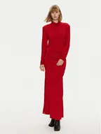 Sukienki - Gestuz Sukienka koktajlowa Soffi 10909456 Czerwony Regular Fit - miniaturka - grafika 1