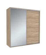 Szafy - Szafa Tivoli 240X210 S/3Ds/3L Dąb Sonoma / Lustro - miniaturka - grafika 1