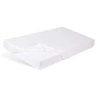 Prześcieradła dla dzieci - Prześcieradło 70x140 BAMBOO PAN MATERAC BABY Białe - miniaturka - grafika 1