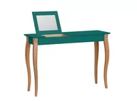 Toaletki - Toaletka LILLO z Lusterkiem 105x35cm Zielony Butelkowy - miniaturka - grafika 1
